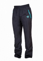 брюки спортивные umbro custom woven pants в/в защитные 550117 (06m) чер/ментол