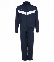 костюм спортивный umbro unity lined suit брюки прямые 463115 (991) т.син/бел.