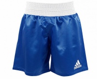 шорты боксерские adidas multi boxing shorts синие adismb01