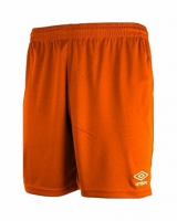 шорты игровые umbro field short мужские 133015 (0r1) оран/бел.