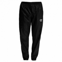 брюки спортивные umbro unity shower pant, ветрозащитные 423015 (661) чер/бел.